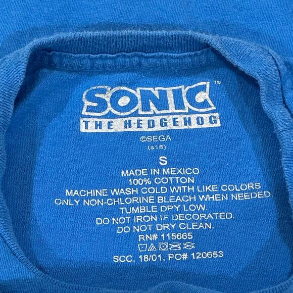 Sonic The Hedgehog Crystallized Graphic Tee Boys T-Shirt Size Small - Picture 3 of 4